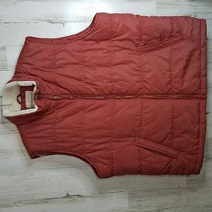 Original Weatherproof Vintage Sherpa Lined Puffer Vest, XL
